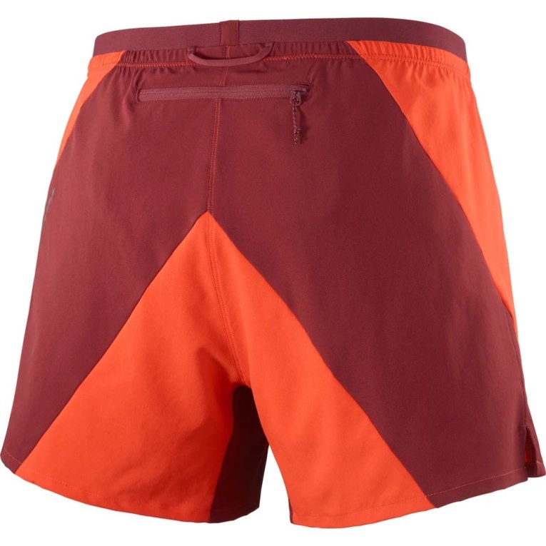 Bermudas Salomon Cross 5'' Hombre Rojos | MX VEIC382